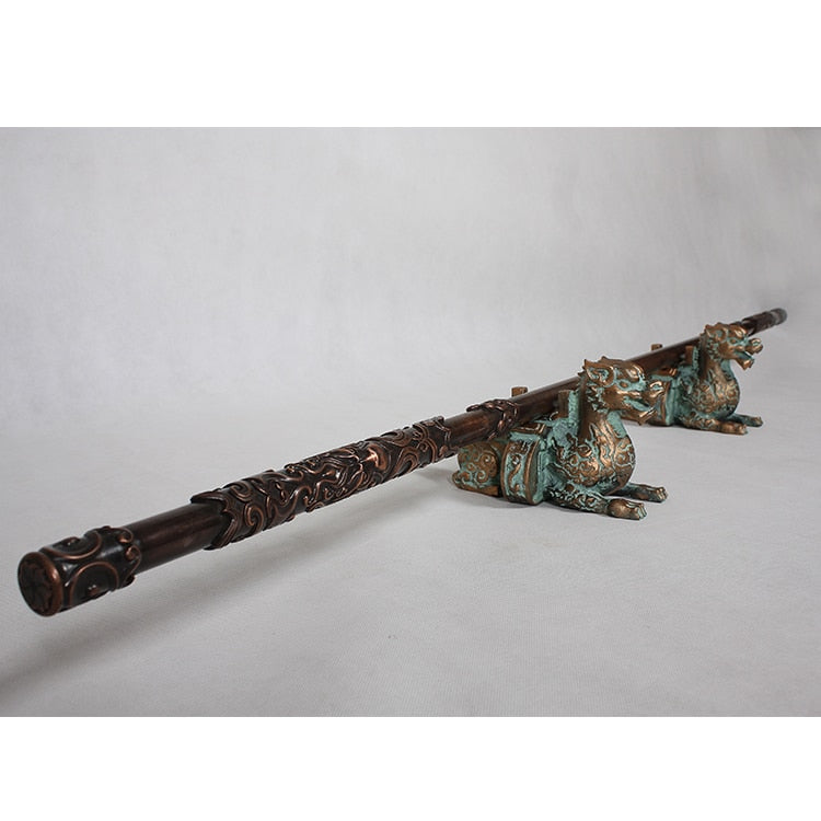 Monkey King is Back" metal gold hoop stick weapons